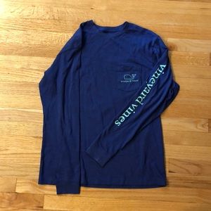 Vineyard vines dark purple long sleeve tee.